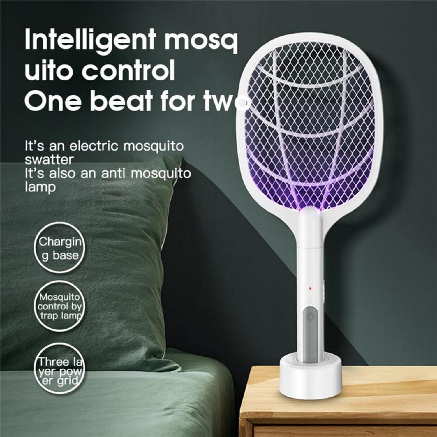 Electric Mosquito Killer 2 In 1 With Base Holder - Mart4U