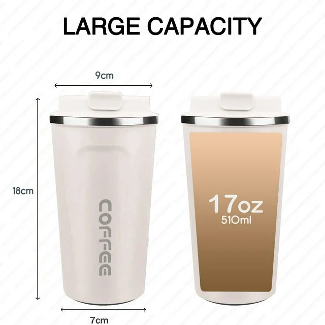 New Digital Display Coffee Thermos Cup ( Hot & Cold ) - Mart4U