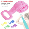 Body Wash Silicone Body Scrubber Belt | Pack Of 2 - Mart4U