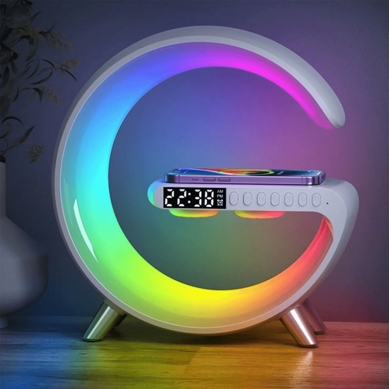 ✅ LED Wireless Charging Speaker - Mart4U