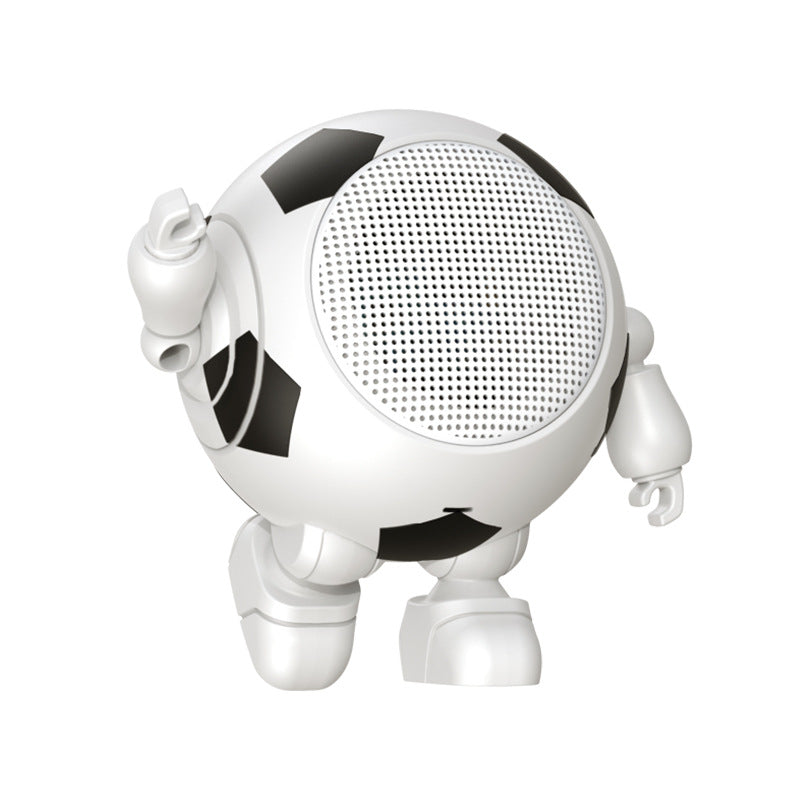 New Bluetooth Robot Speaker Cute Portable Small Steel Cannon TWS Bluetooth Audio Wireless Mini Creative Gift - Mart4U