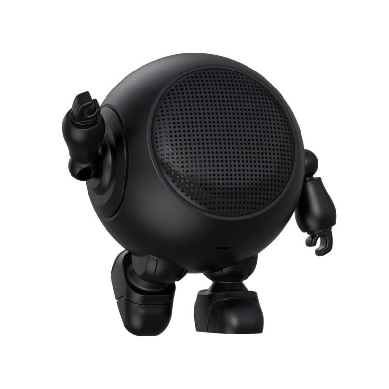 New Bluetooth Robot Speaker Cute Portable Small Steel Cannon TWS Bluetooth Audio Wireless Mini Creative Gift - Mart4U