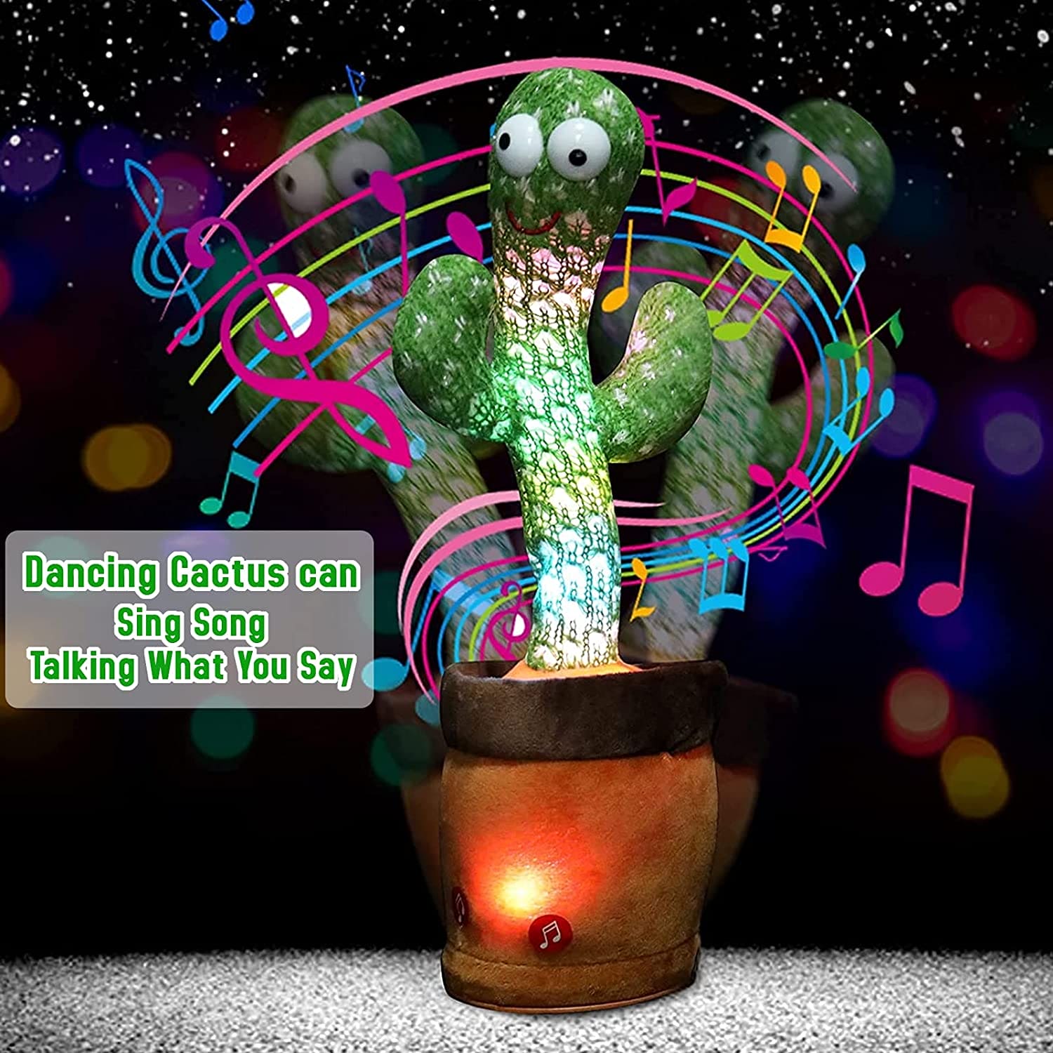 Dancing talking Cactus Toy (Rechargeable) - Mart4U