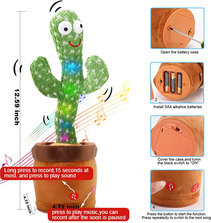 Dancing talking Cactus Toy (Rechargeable) - Mart4U