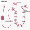 Portable Clothlesine Rope With 12 Clips - Mart4U