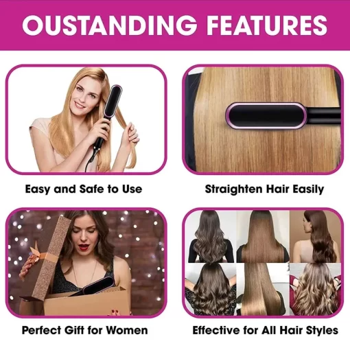 2-in-1 HAIR STRAIGHTENER COMB - Mart4U