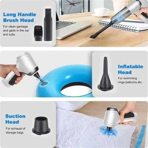 3 In 1 Portable & Multifunctional Vacuum Cleaner - Mart4U