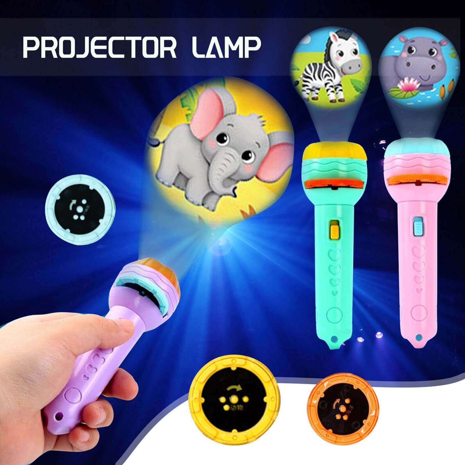 Projector Torch for Kids (3 Discs) - Mart4U