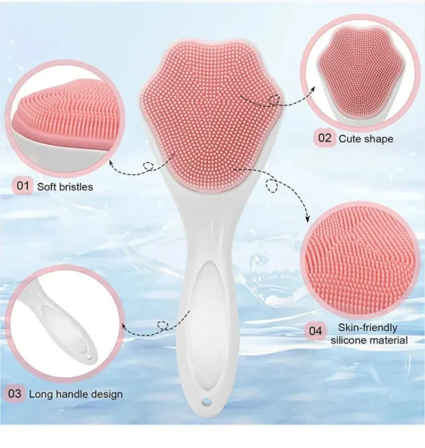 Silicon Face Scrubber Cleaning Brush (Pack of 2)