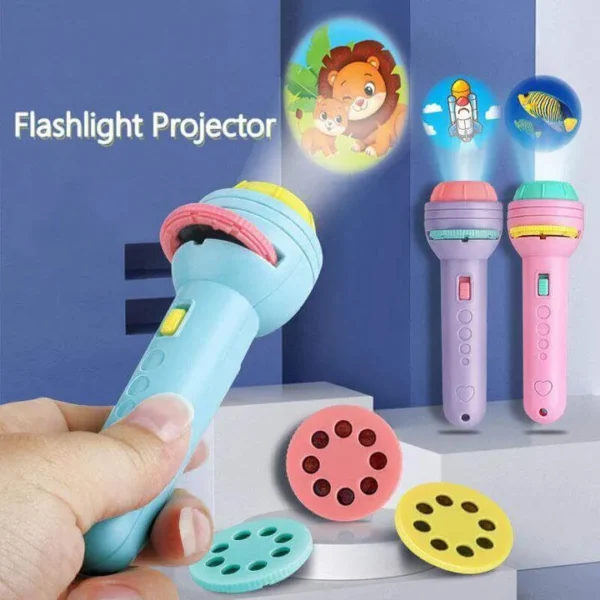 Projector Torch for Kids (3 Discs)